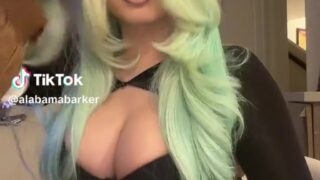 Alabama Barker Showing Off Her Huge Breasts